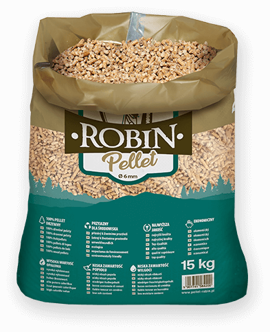 worek pelletu opałowego Robin do kupienia w Grybowie lub sklepie internetowym